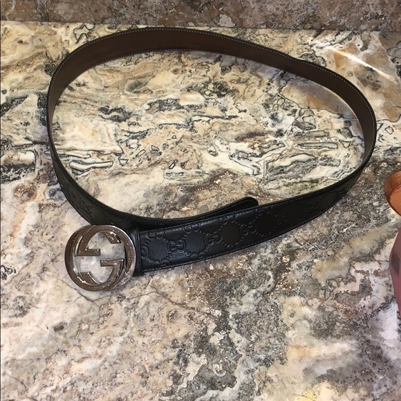 Gucci belt (Authentic) good condition normal wear - Picture 3 of 3